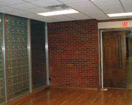 Foyer renovation from rear