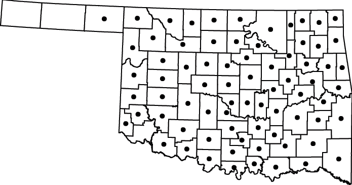 Amorpha fruticosa map