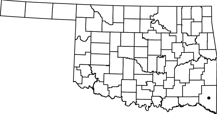 Amorpha paniculata map