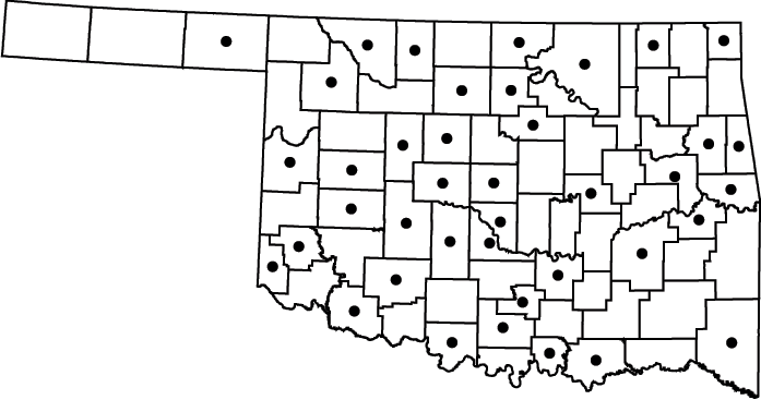 Cyperus odoratus map