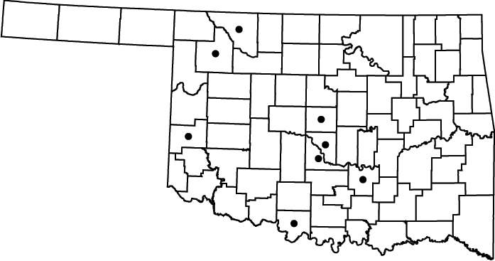 Eleocharis geniculata map