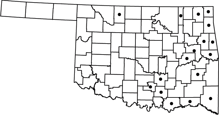 Glyceria striata  map