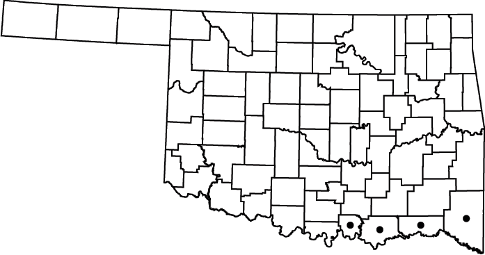 Hydrocotyle ranunculoides map