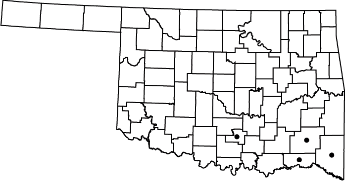 Hydrocotyle umbellata map