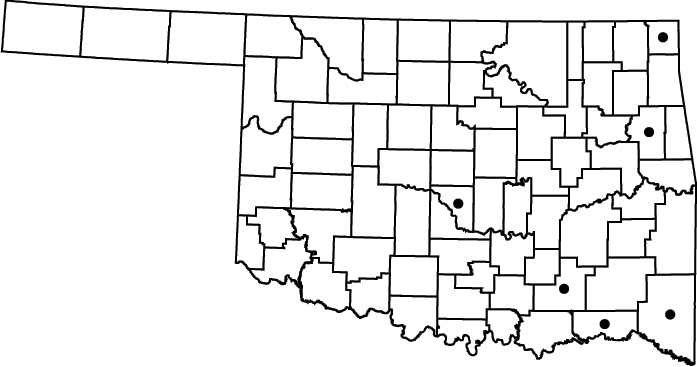 Iris virginica map