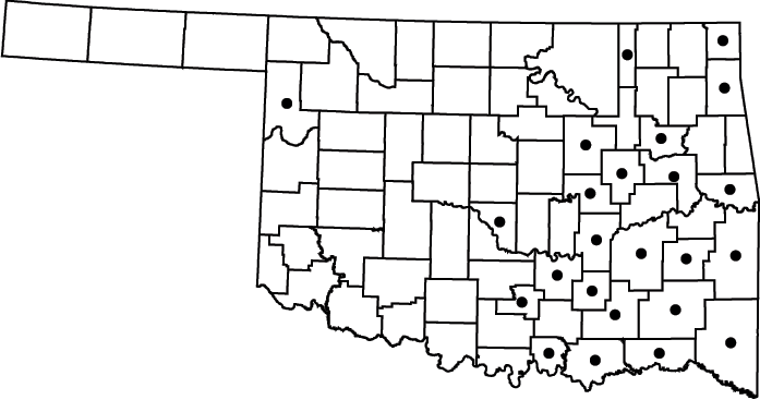 Juncus effusus map