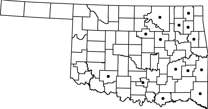 Myriophyllum pinnatum map