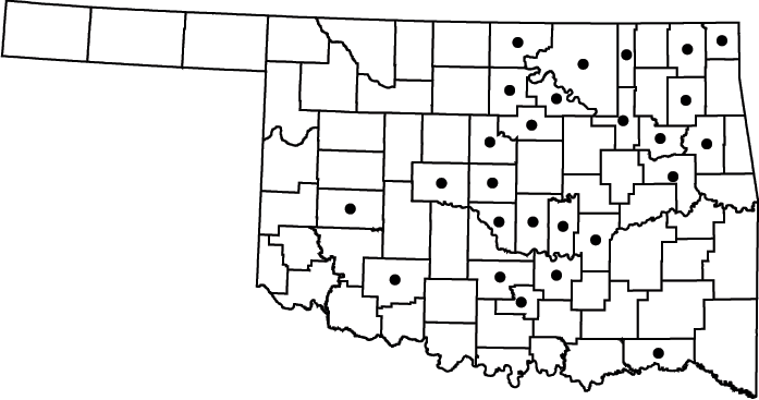 Paspalum pubiflorum map