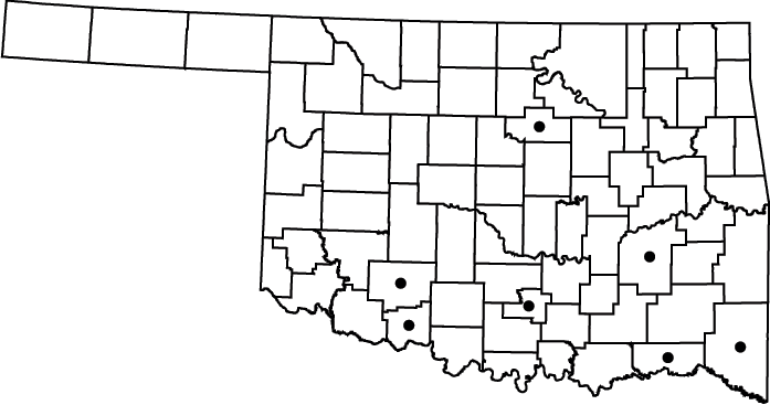 Pontederia cordata map