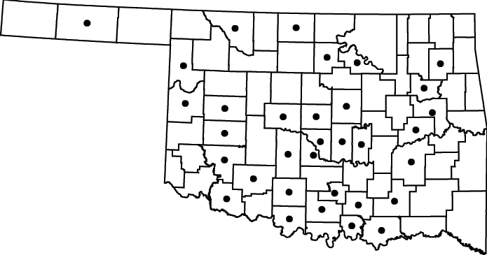 Potamogeton nodosus map