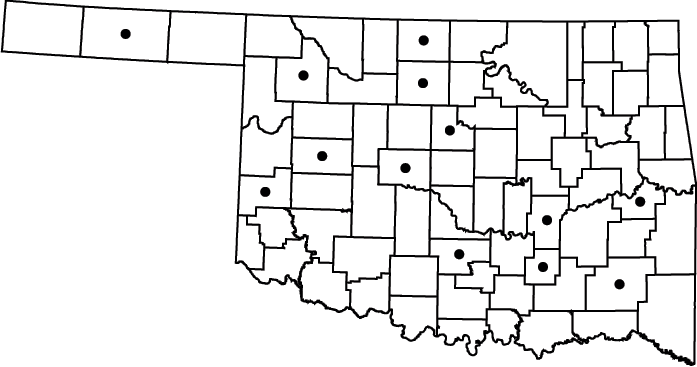 Symphyotrichum subulatum map